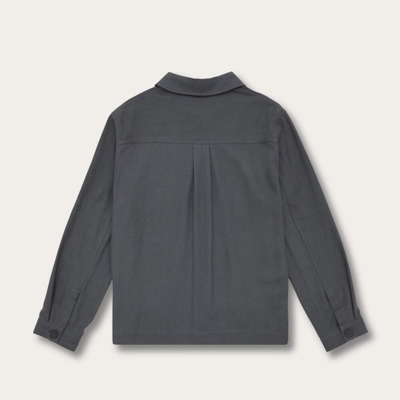 Charcoal Flannel Overshirt | Bombinate
